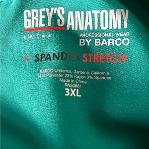 Greys Anatomy women’s scrub pants - hunter green